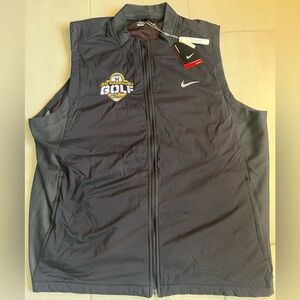 Michigan Football Limited Edition Jim Harbaugh NIKE Golf Men’s XXL FULL ZIP VEST